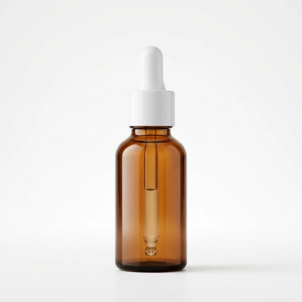 Beyaz zeminde damlalıklı serum şişesi — pazaryeri ürün görseli